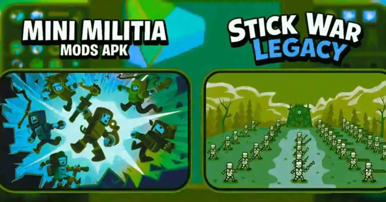 Mini Militia Mods APK vs Stick War Legacy Mod APK
