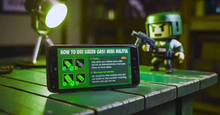 How to Use Green Gas in Mini Militia