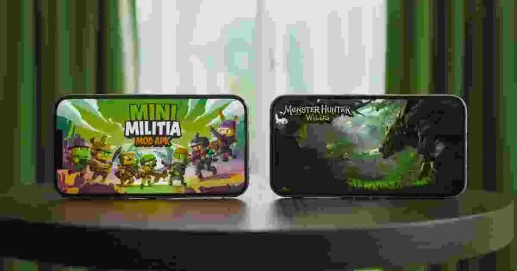 Mini Militia Mod APK vs Monster Hunter Wilds Mobile - 2025 Mini Militia Mod APK