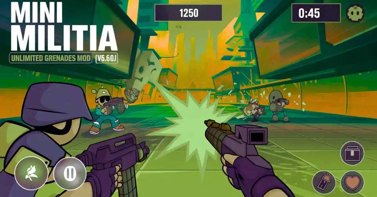 Mini Militia Unlimited Grenades Mod (v5.6.0)