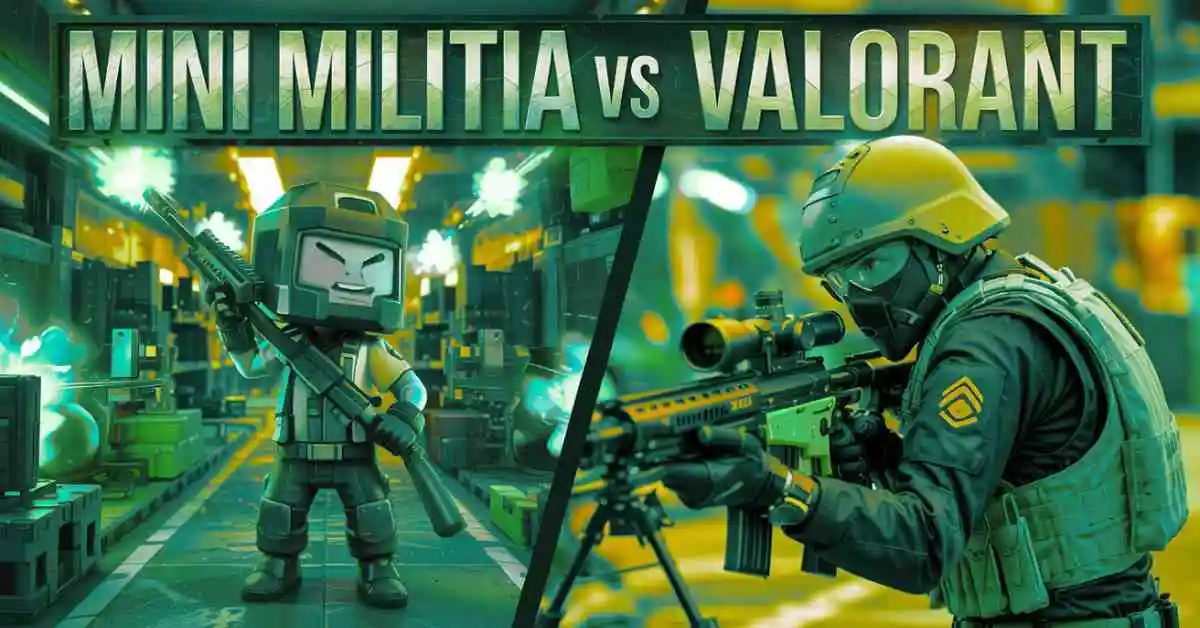 Mini Militia vs Valorant